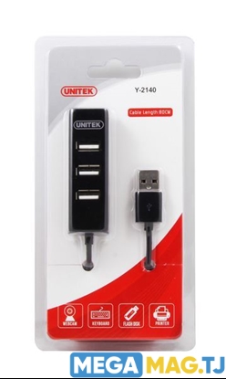 Изображение USB HUB UNITEC 80 см BLACK
