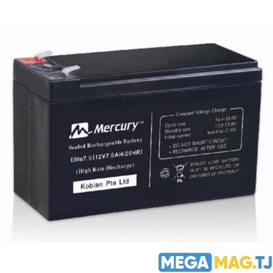 Изображение Батарейки для UPS Mercury 7.5AH/12V