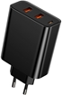 Изображение Зарядное устройство (блок питания) Baseus PPS three output quick charger (C+U+U) 60W EU Black