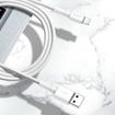 Изображение Кабель Baseus Mini White Cable USB For iP 2.4A 1m Белый